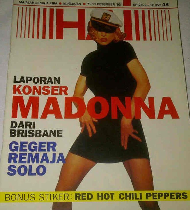 HAI magazine side cover 7 December 1993