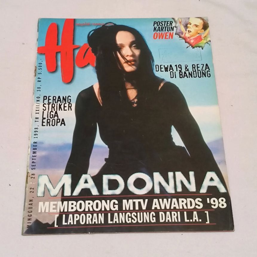 HAI magazine side cover 28 September 1998
