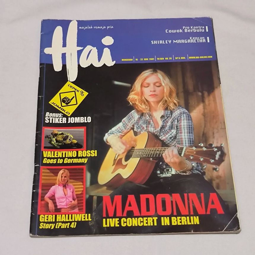 HAI magazine side cover 16 January 2001