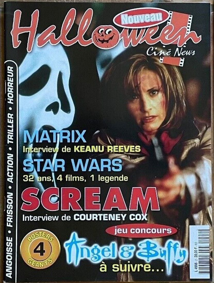 HALLOWEEN CINE NEWS magazine side cover Issue 2  July 1999