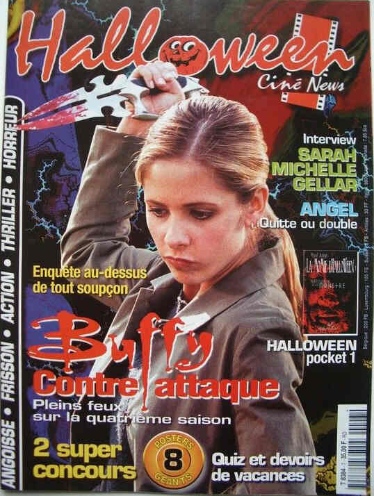 HALLOWEEN CINE NEWS magazine side cover Issue 7 May 2000
