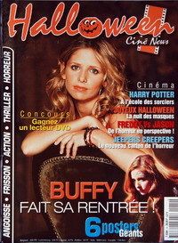 HALLOWEEN CINE NEWS magazine side cover Issue 14  2002