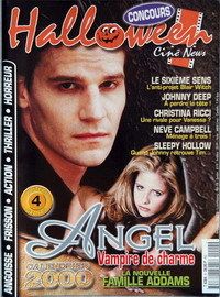 HALLOWEEN CINE NEWS magazine side cover Issue 4 December 1999