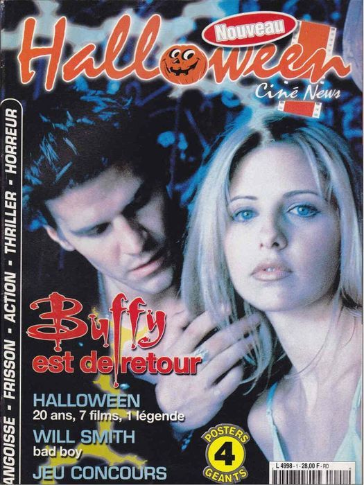 HALLOWEEN CINE NEWS magazine side cover Issue 1 May/June 1999