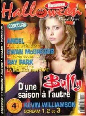 HALLOWEEN CINE NEWS magazine side cover Issue 3  1999