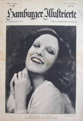 HAMBURGER ILLUSTRIERTE magazine side cover Issue 48 1 December 1928