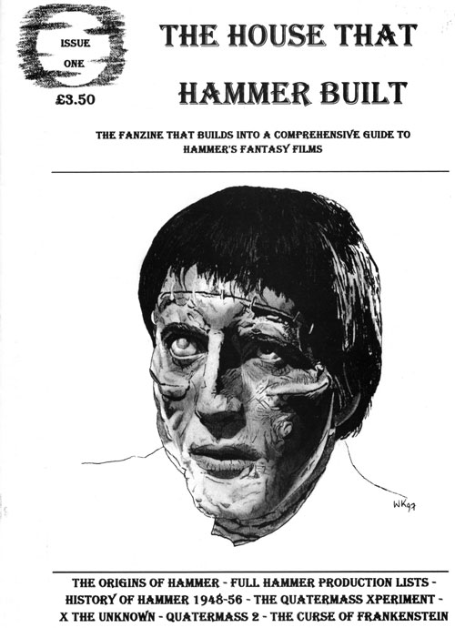 HOUSE THAT HAMMER BUILT magazine side cover Issue 1  1996