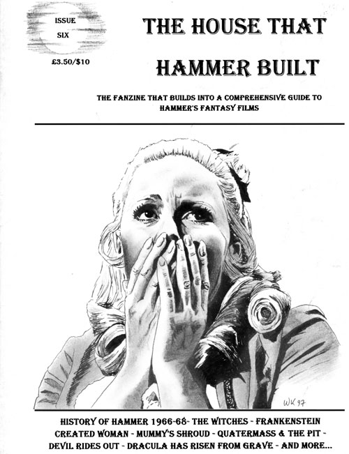 HOUSE THAT HAMMER BUILT magazine side cover Issue 6  1998