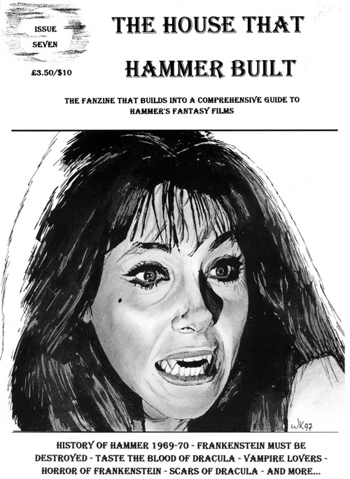 HOUSE THAT HAMMER BUILT magazine side cover Issue 7  1999