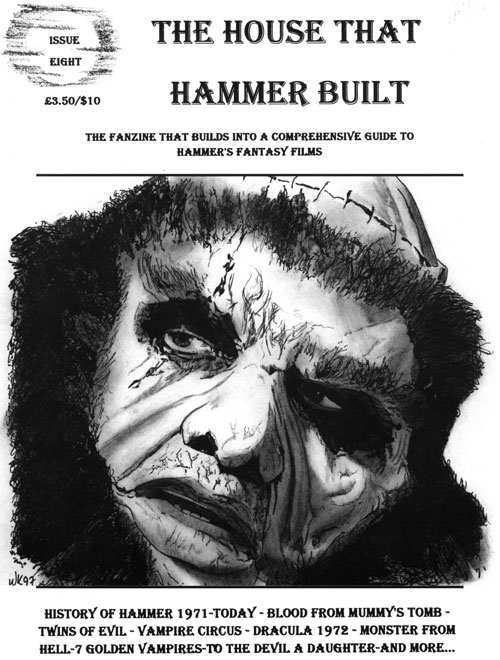 HOUSE THAT HAMMER BUILT magazine side cover Issue 8  1999