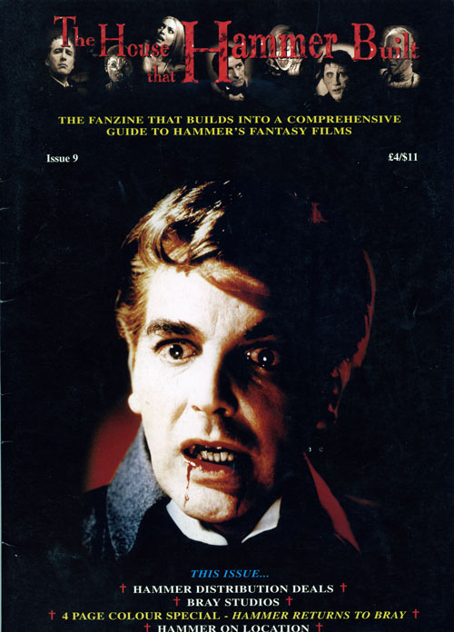 HOUSE THAT HAMMER BUILT magazine side cover Issue 9  2000