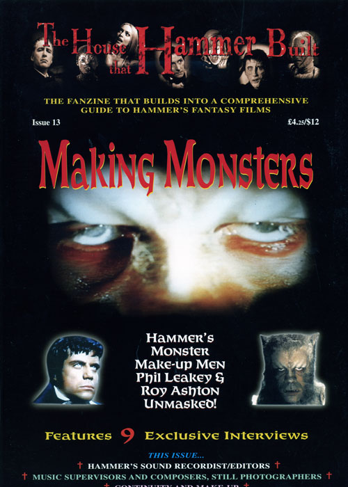 HOUSE THAT HAMMER BUILT magazine side cover Issue 13  2002