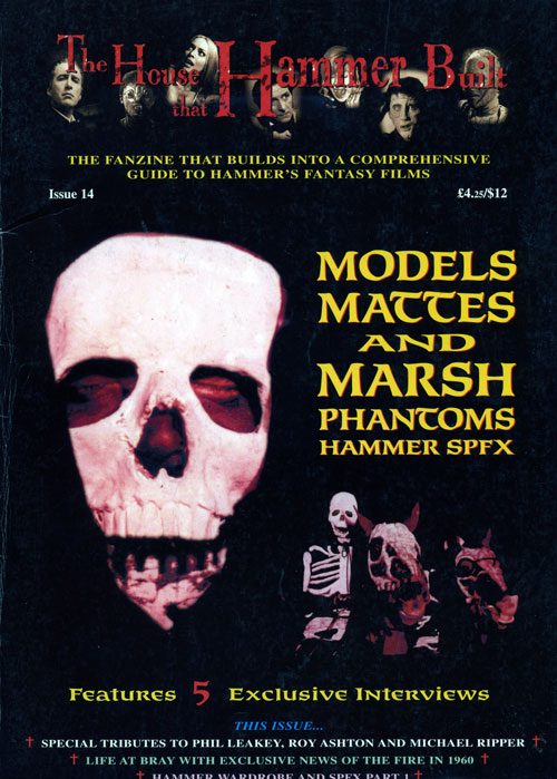 HOUSE THAT HAMMER BUILT magazine side cover Issue 14  2002