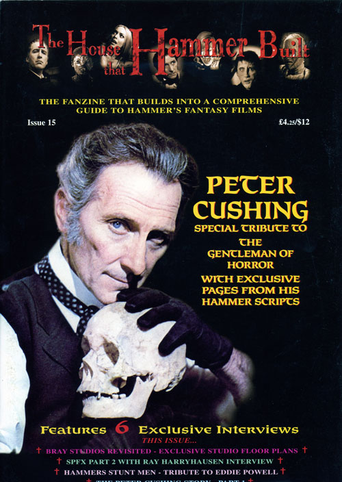 HOUSE THAT HAMMER BUILT magazine side cover Issue 15  2003