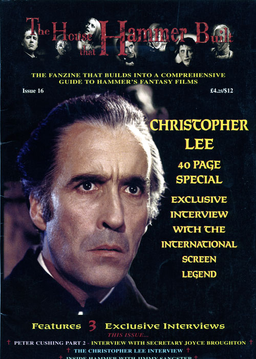 HOUSE THAT HAMMER BUILT magazine side cover Issue 16  2003