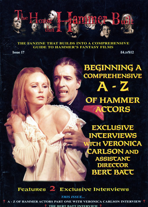HOUSE THAT HAMMER BUILT magazine side cover Issue 17  2004