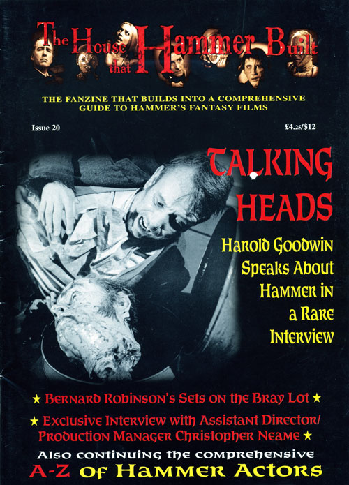 HOUSE THAT HAMMER BUILT magazine side cover Issue 20  2006