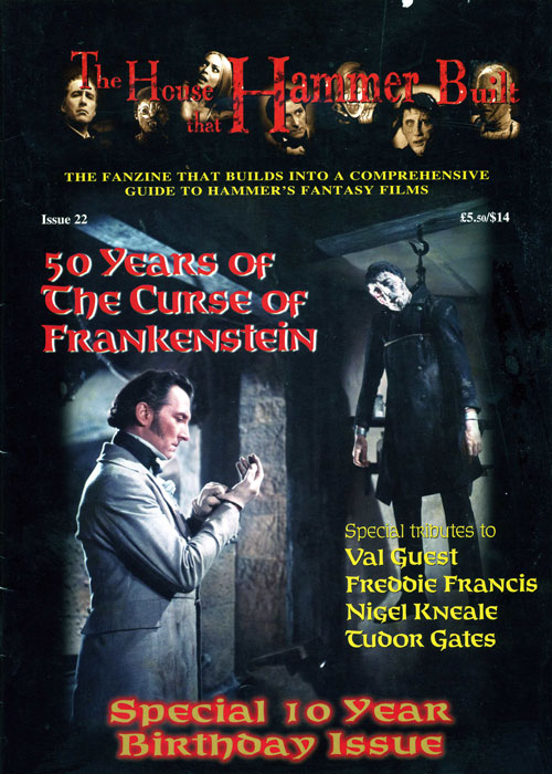 HOUSE THAT HAMMER BUILT magazine side cover Issue 22  2008
