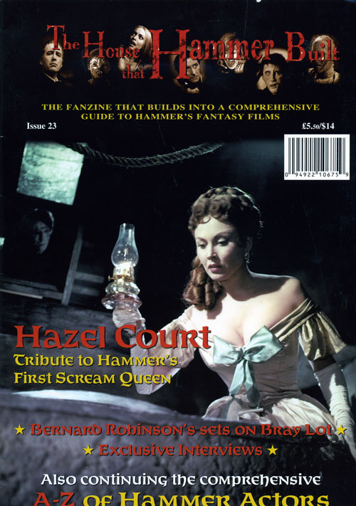 HOUSE THAT HAMMER BUILT magazine side cover Issue 23  2009