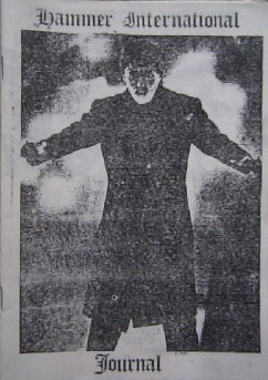 HAMMER INTERNATIONAL JOURNAL magazine side cover Issue 8  1982