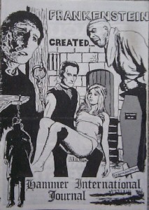 HAMMER INTERNATIONAL JOURNAL magazine side cover Issue 12  1983