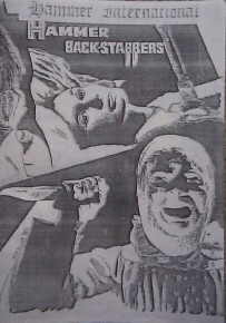 HAMMER INTERNATIONAL JOURNAL magazine side cover Issue 23 May/June 1989