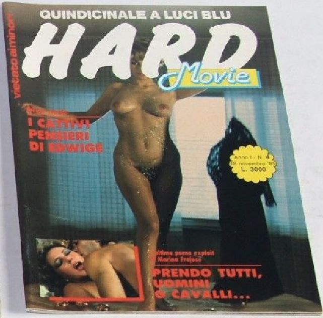 HARD MOVIE magazine side cover Issue 4 18 November 1985