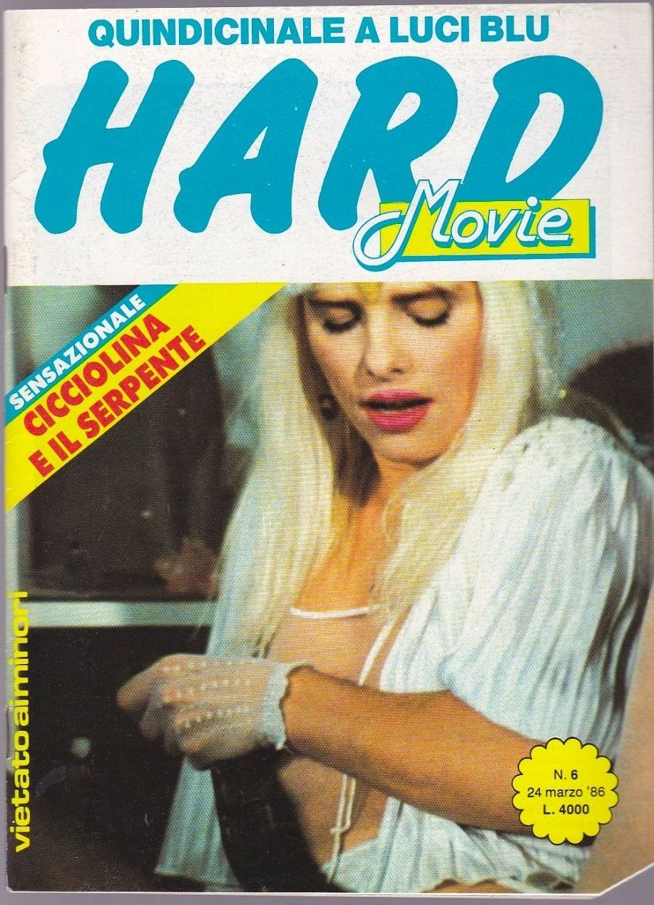HARD MOVIE magazine side cover Issue 6 24 March 1986