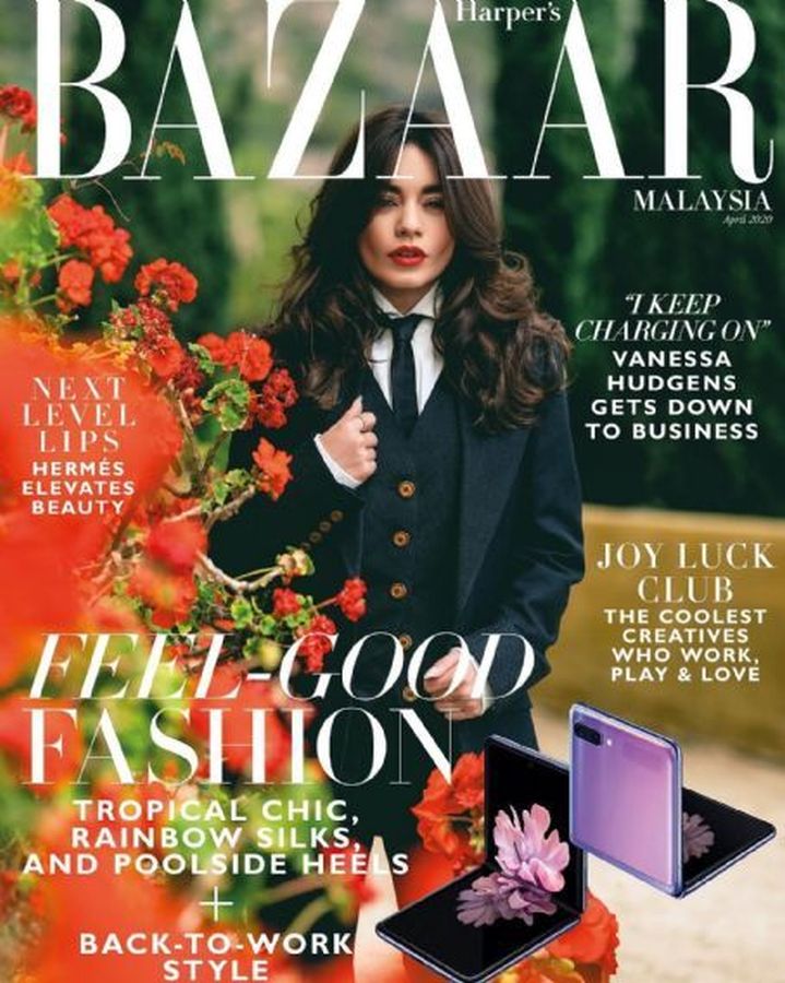 HARPERS BAZAAR MALAYSIA magazine side cover  April 2020