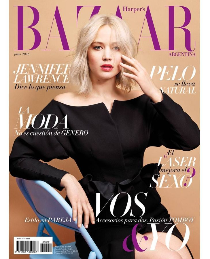 HARPERS BAZAAR ARGENTINA magazine side cover  June 2016