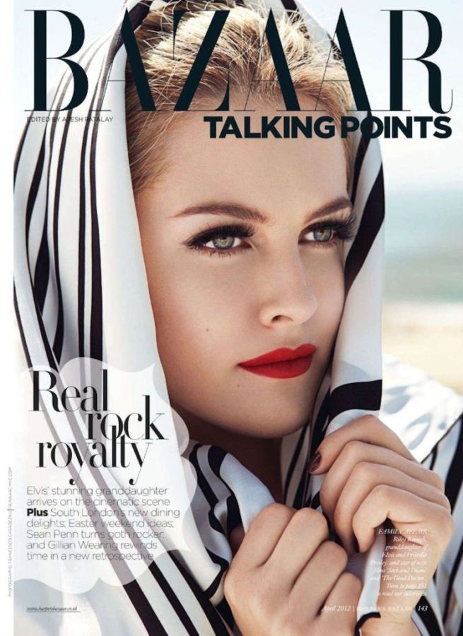 HARPERS BAZAAR BOLIVIA magazine side cover  April 2012