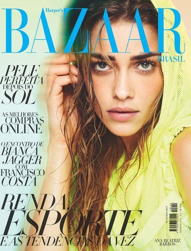 HARPERS BAZAAR BRAZIL magazine side cover  February 2012