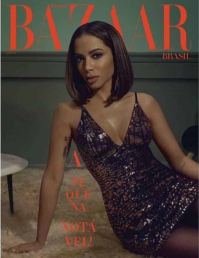 HARPERS BAZAAR BRAZIL magazine side cover  February 2020