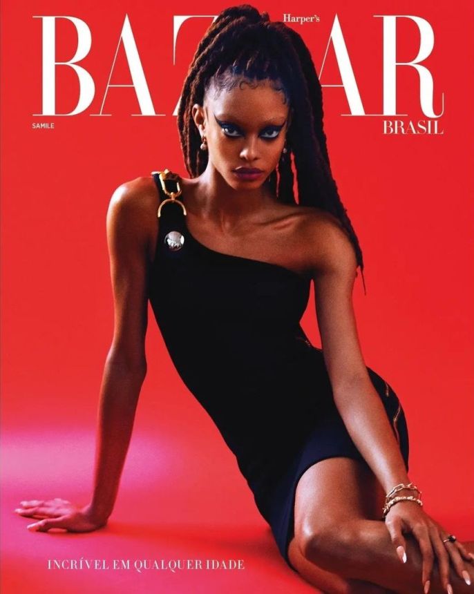 HARPERS BAZAAR BRAZIL magazine side cover  May 2023