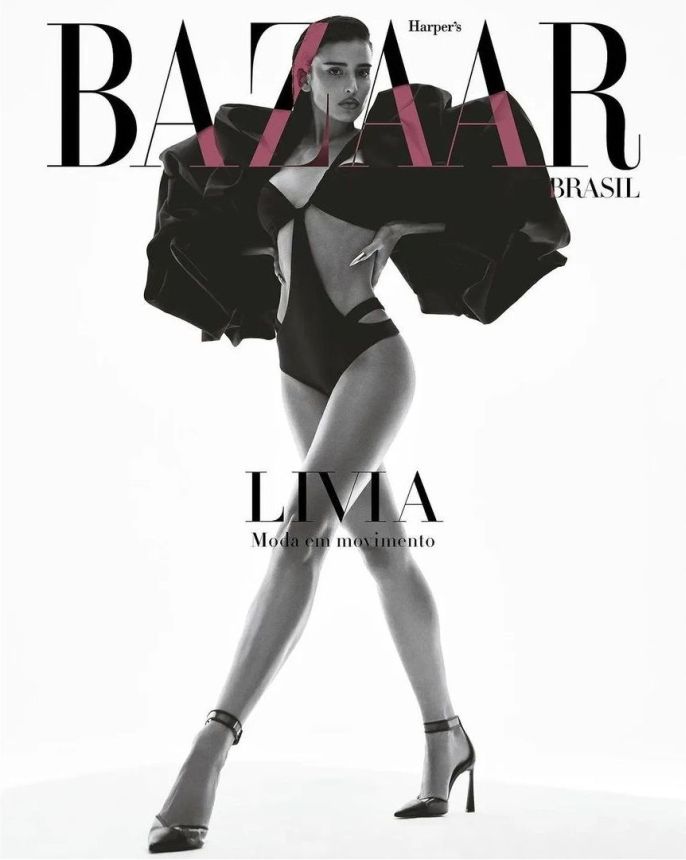 HARPERS BAZAAR BRAZIL magazine side cover  August 2023