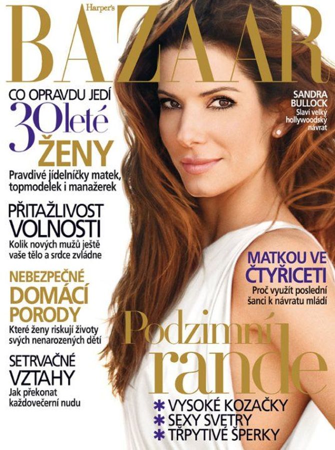 HARPERS BAZAAR CZECH REPUBLIC magazine side cover  November 2009