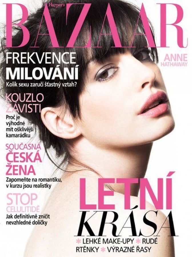 HARPERS BAZAAR CZECH REPUBLIC magazine side cover  July 2011
