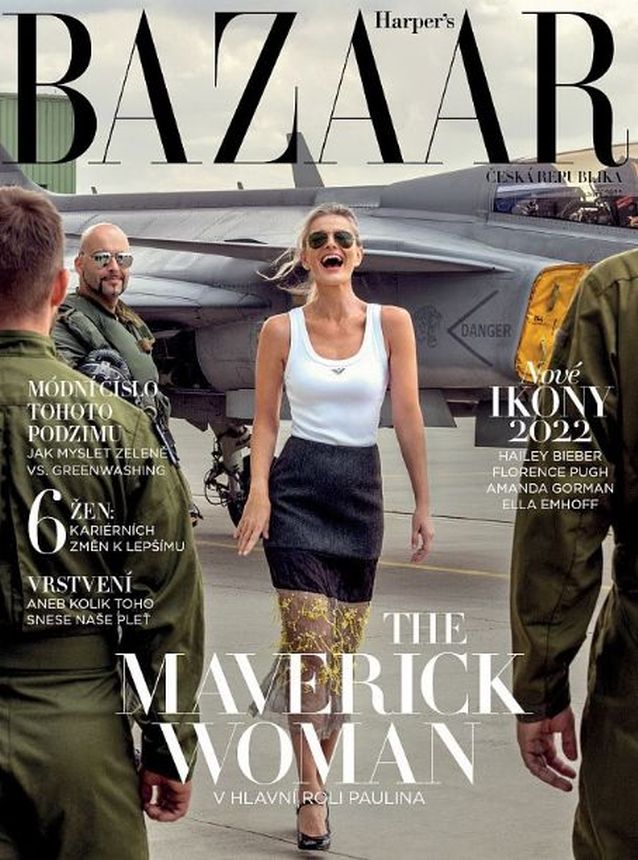 HARPERS BAZAAR CZECH REPUBLIC magazine side cover  September 2022