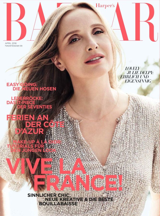 HARPERS BAZAAR GERMANY magazine side cover  April 2016
