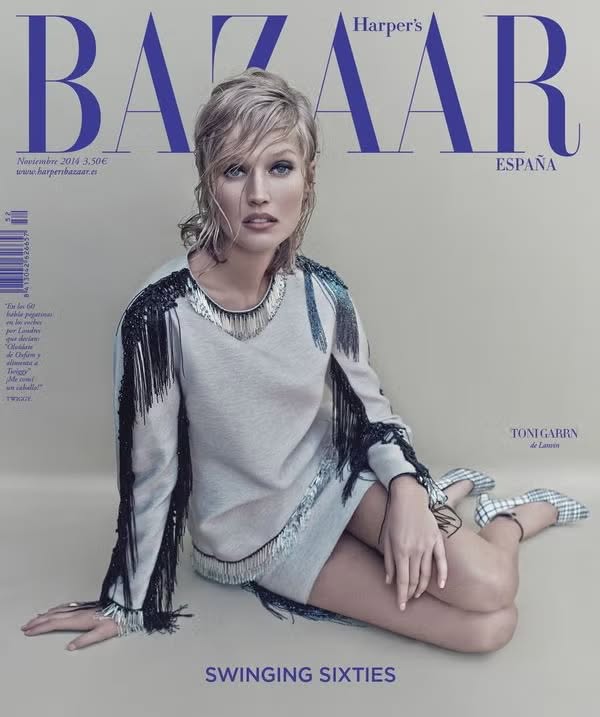 HARPERS BAZAAR SPAIN magazine side cover  November 2014