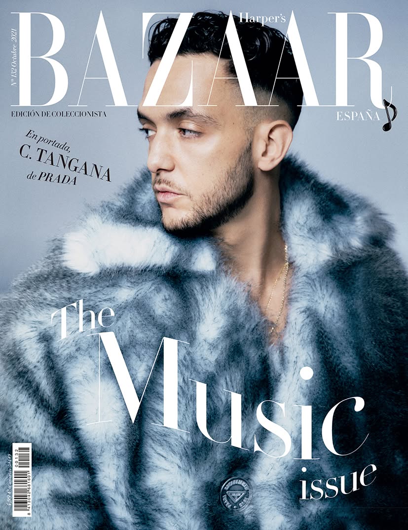 HARPERS BAZAAR SPAIN magazine side cover  October 2021