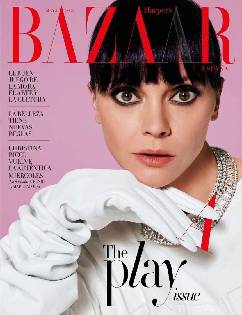 HARPERS BAZAAR SPAIN magazine side cover  May 2023