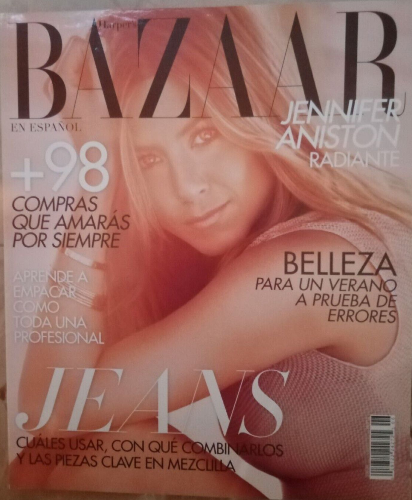 HARPERS BAZAAR MEXICO magazine side cover  July 2010