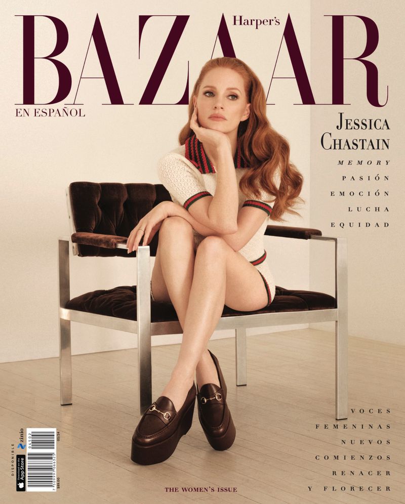 HARPERS BAZAAR MEXICO magazine side cover  March 2024