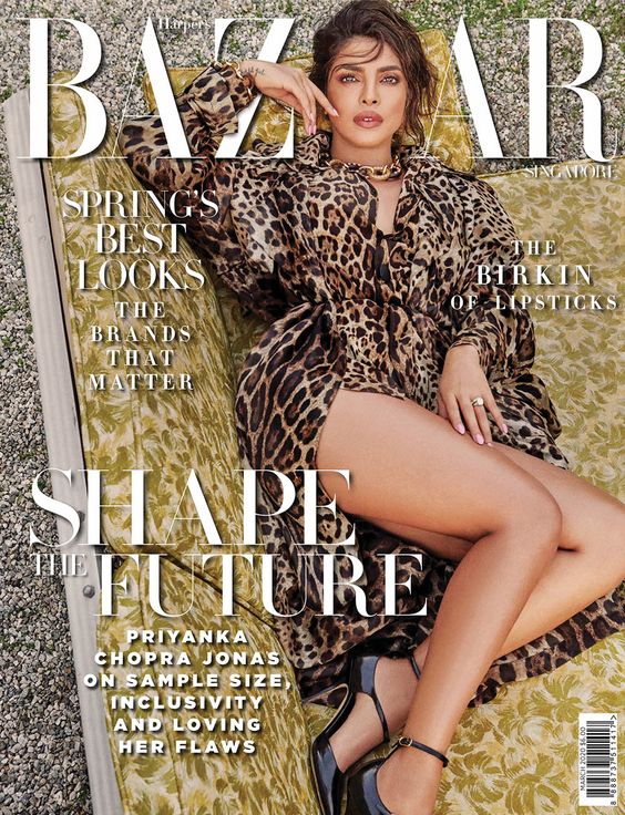 HARPERS BAZAAR SINGAPORE magazine side cover  March 2020