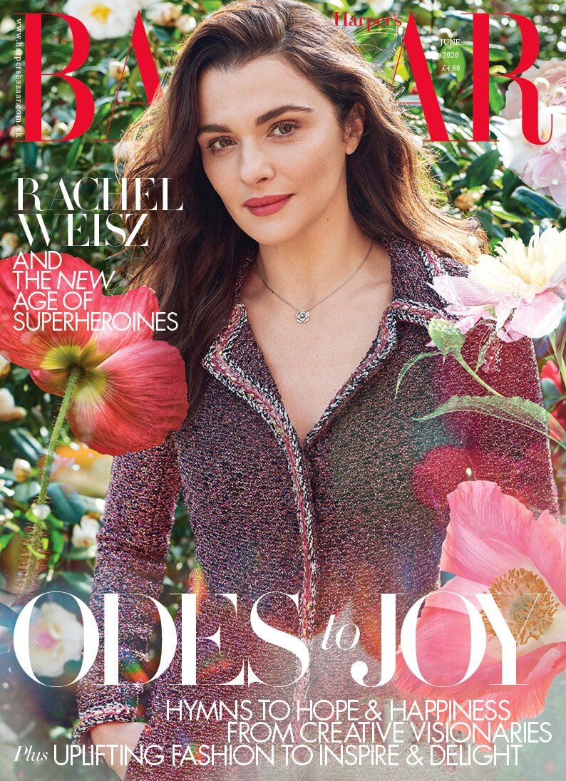 HARPERS BAZAAR UK magazine side cover  June 2020