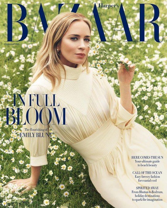 HARPERS BAZAAR UK magazine side cover  July/August 2023