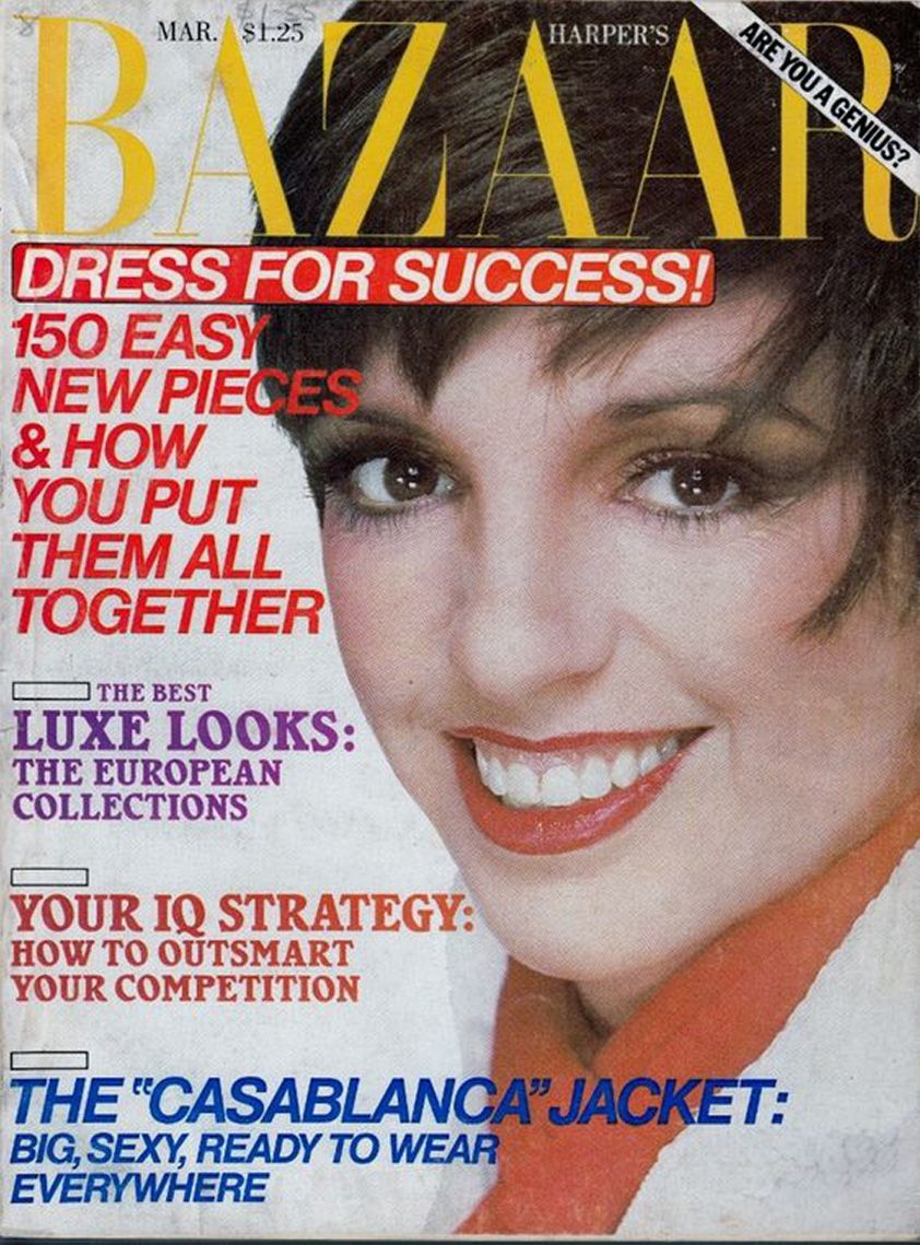 HARPERS BAZAAR USA magazine side cover  March 1978
