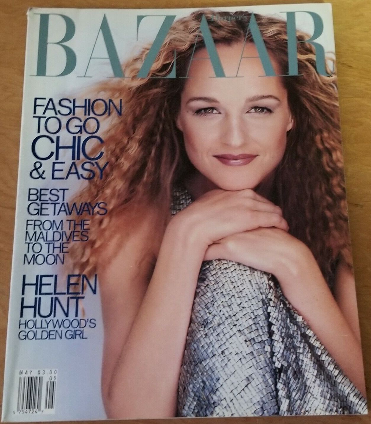 HARPERS BAZAAR USA magazine side cover  May 1999