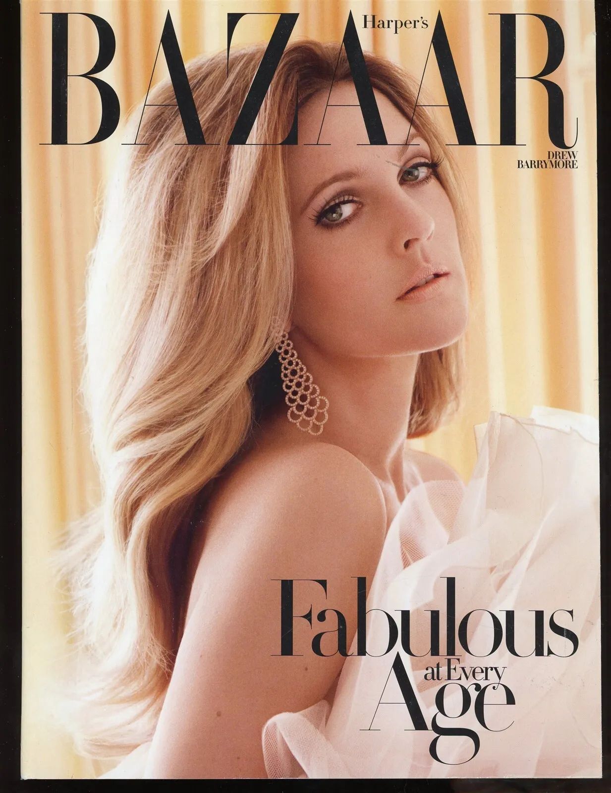 HARPERS BAZAAR USA magazine side cover  September 2010